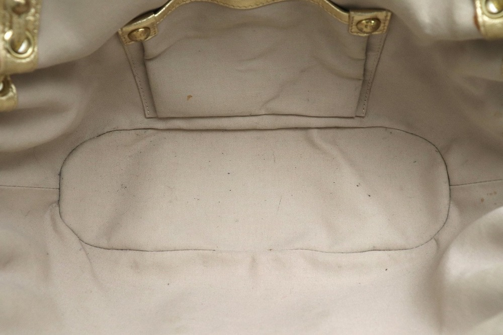 Louis Vuitton Rada Beige Handbag Lin Monogram Collection Tan - Picture 5 of 9